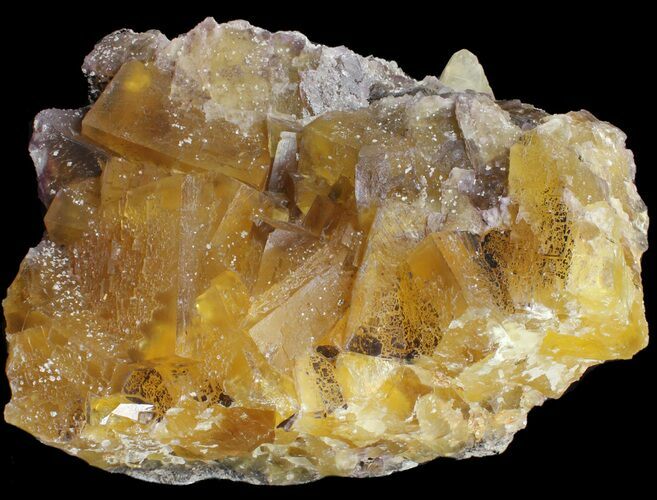 Yellow, Cubic Fluorite Cluster - Cave-in-Rock, Illinois #38993